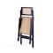 Manhattan Comfort Pullman Folding Dining Chair in Black and Natural Cane , Set of 2 DCCA08-BK - alternate 4